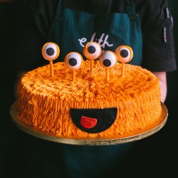 Five-Eyed Monster Cake