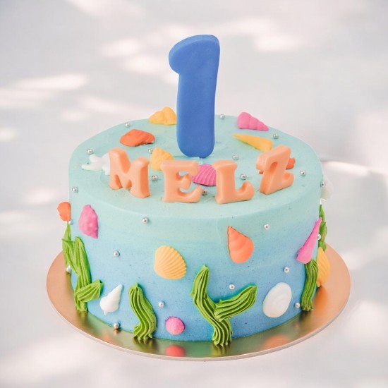 Piped Under the Sea Cake
