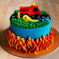 Firetruck Cake