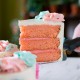 Gender Reveal Marbled Cake
