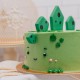 Green Dinosaur Cake