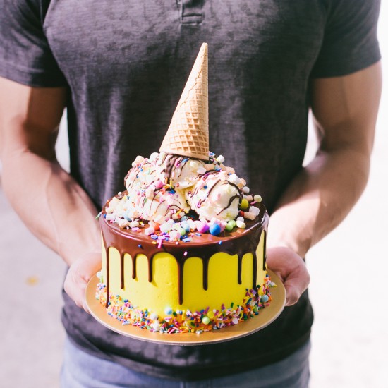 Ice Cream Sundae Cake