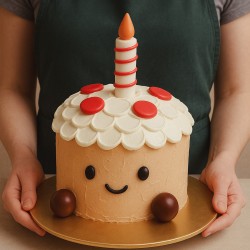 Smiley Jellycat Inspired Birthday Cake