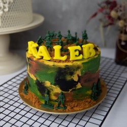 Military Camouflage Cake