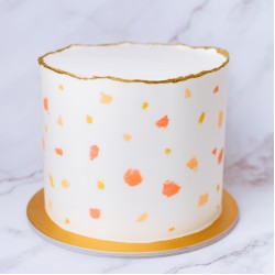 Pastel Terrazzo Cake