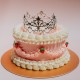 Pink Princess Crown Cake