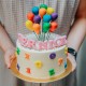 Rainbow Alphabets and Numbers Cake