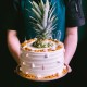Rustic Pineapple Topped Cake