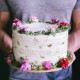 Rustic Thyme Wreath Cake
