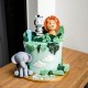 Safari Animal Themed Cake