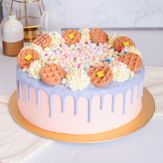 Waffles and Cream Cake