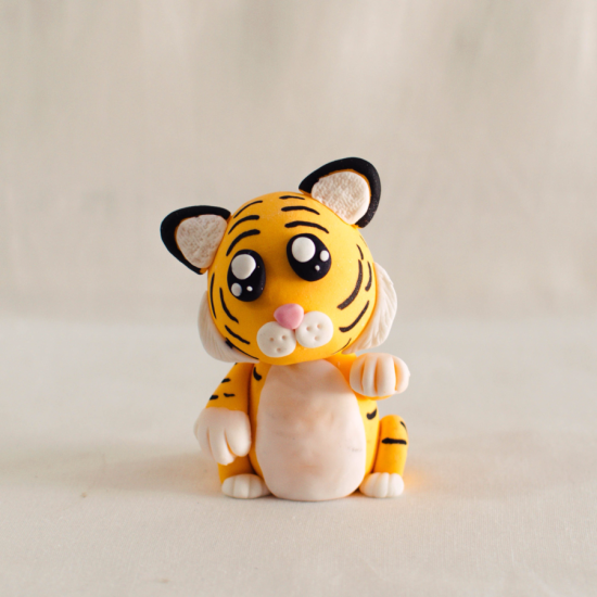 Fondant Baby Tiger Topper