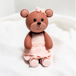 Fondant Bear-llerina Topper