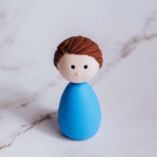 Fondant Boy Topper