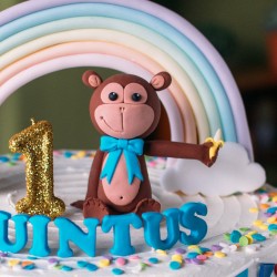 Fondant Cheeky Monkey Topper