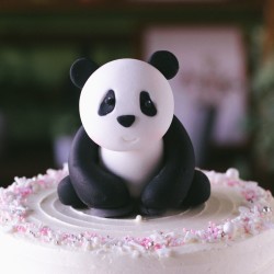 Fondant Panda Topper