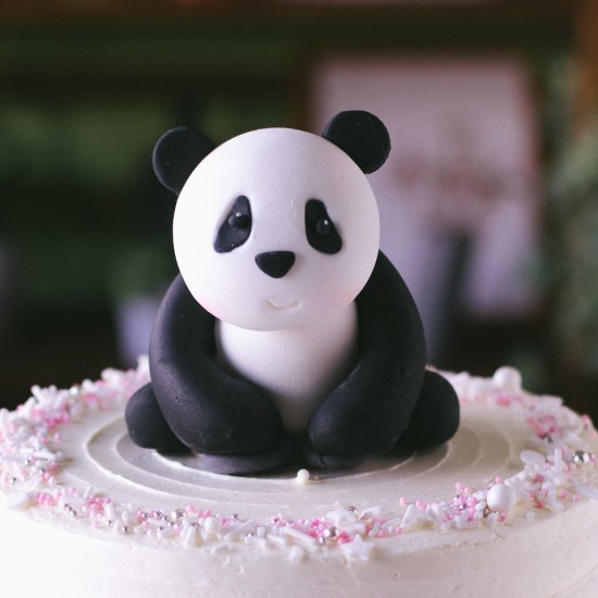 Fondant Panda Topper