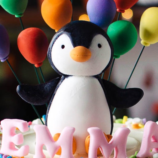Fondant Penguin #2 Topper