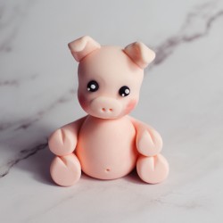 Fondant Piggy #2 Topper