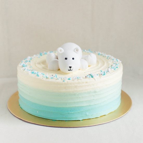 Fondant Polar Bear Topper