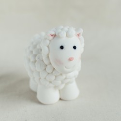 Fondant Sheep Topper