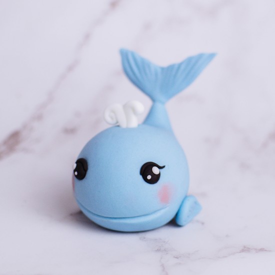 Fondant Whale #2 Topper
