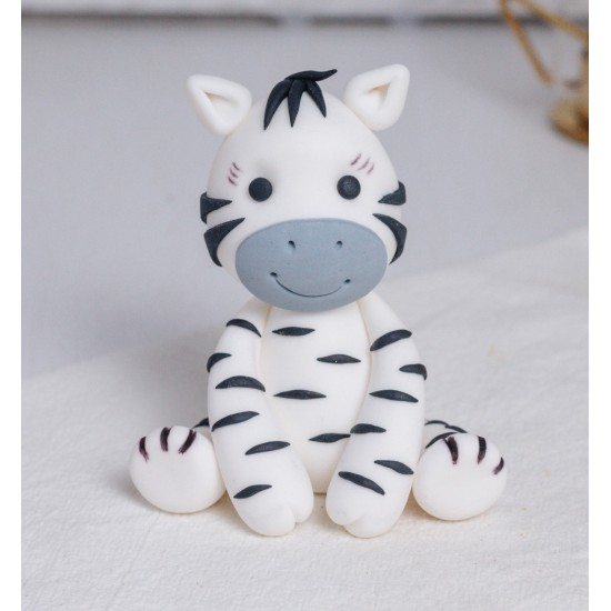 Fondant Zebra #2 Topper