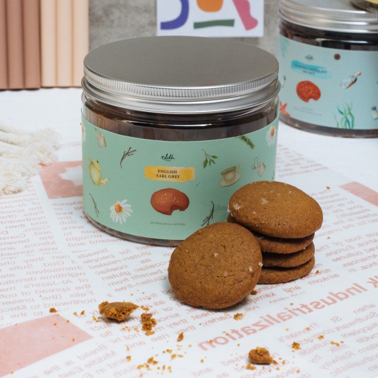English Earl Grey Cookies - Jar
