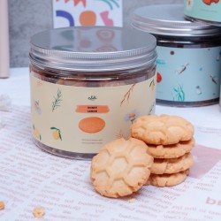 Honey Lemon Shortbread Cookies - Jar