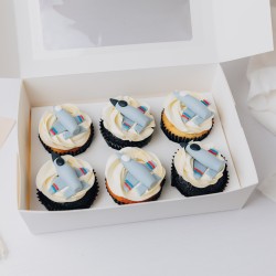 Jet Plane Cupcakes - Box of Six