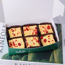 Mango Raspberry Blondies