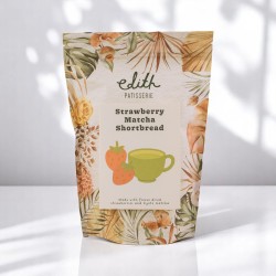 Matcha Strawberry Shortbread Cookies - Bag