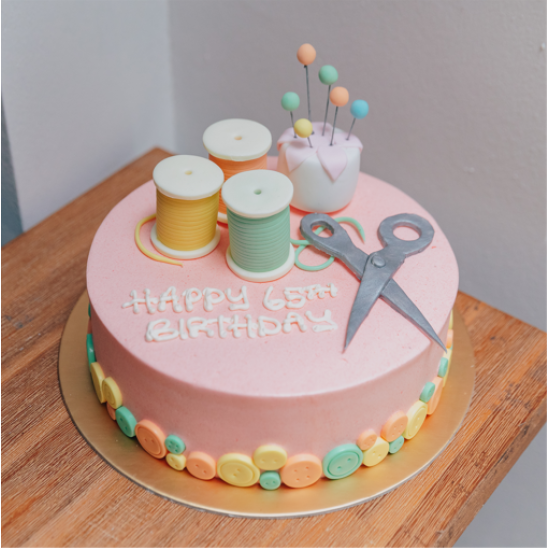 Sewing Themed Cake