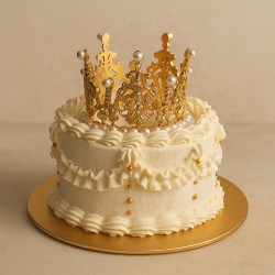 4" Mini Crown Cake