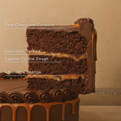 Cookie Dough Speculoos Chocolate Cake