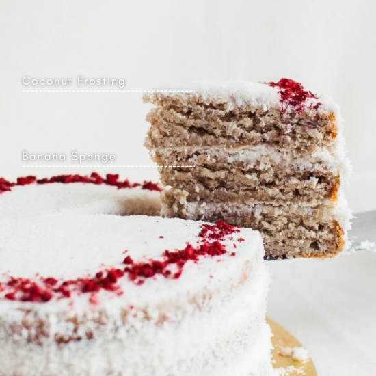 Vegan Banana Cake (Refined Sugar-Free, Egg-Free, Dairy-Free)