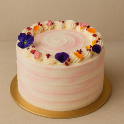 Sugar-Free Raspberries & Cream Cake (Gluten-Free, Keto)