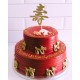 Auspicious Longevity Cake - Two Tier