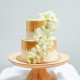 Two Tier Orchid Cake