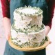 Two Tier Rustic Texture With Gold And Thyme